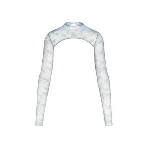 SKIMS Lace Bolero Shrug - Light Blue